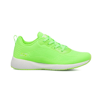 Scarpe da ginnastica verde lime fluo da donna con sottopiede Memory Foam Skechers Bobs Squad Glowrider, Brand, SKU s311000194, Immagine 0